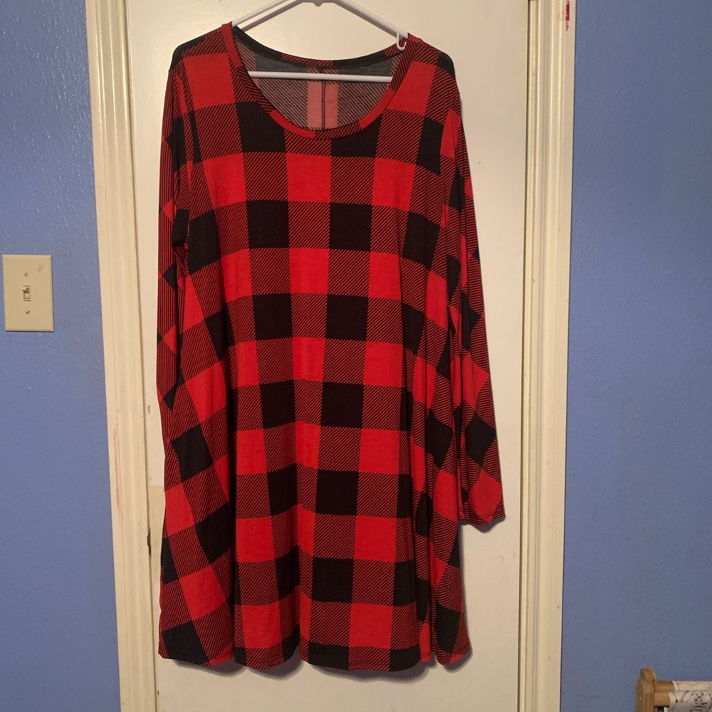 Boutique Brand Buffalo Plaid Dress
